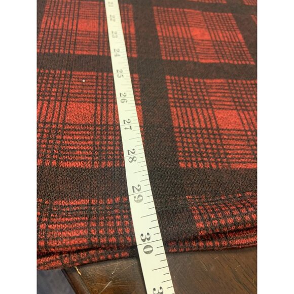 NWT Mack Russo L Plaid Pullover Knit Quarter Zip Sweater Preppy Casual - Picture 5 of 7